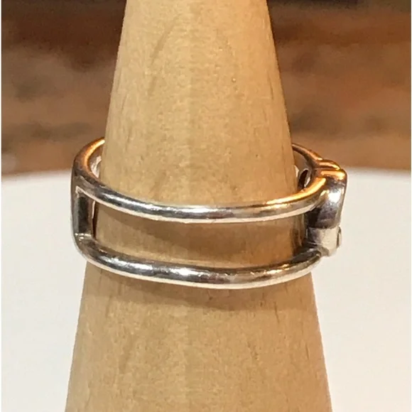 GUCCI Interlocking GG Silver Ag925 Ring- Size US4 ❤️